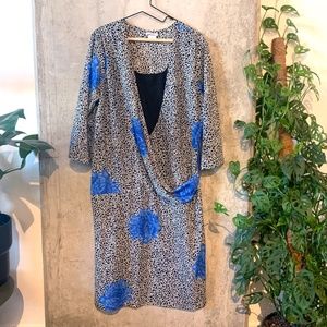 Vintage Plus Size Dress (XL)